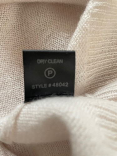 Suéter cuadrado suelto tejido ligero 360 CASHMERE 100 % cachemir talla XS NUEVO CON ETIQUETAS - Imagen 8 de 8