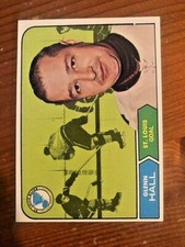 1968 Topps Hockey Card #111 Glenn Hall(HOF) Rookie Card NM   