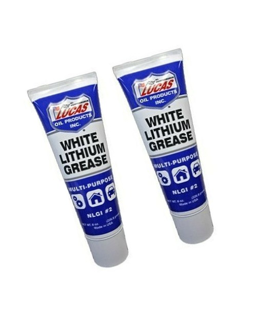 Lucas Oil 10533 White Lithium Grease 8 Ounce Squeeze Tube, 2 Pack eBay