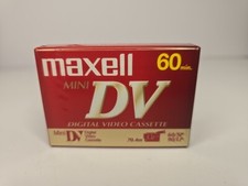 Maxell Mini DV Tape 60 Minutes Cassette Sealed