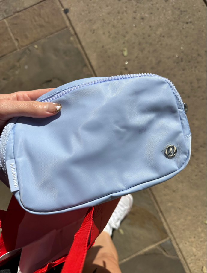 Lululemon Everywhere Belt Bag 1L Light Blue Fanny Pack Crossbody Waist Bag NWT-image