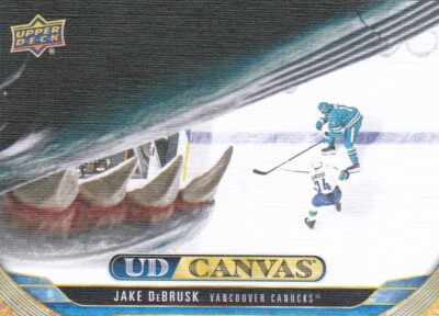 2024-25 Upper Deck UD Canvas #C291 Jake DeBrusk - Vancouver Canucks