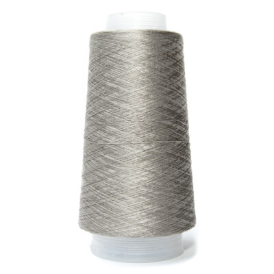 100 g GRAUBRAUNE FARBE 2/60 NM 100 % FEINES SEIDENGARN 13011