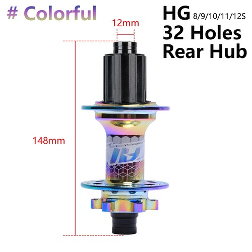 MTB Bicycle 6 Claws 120 Click Hub BOOST 110x12/148x12mm Hub 32H HG XD MS Freehub - Picture 25 of 48