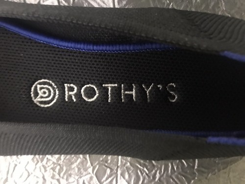 Rothy's The Flat Negro Punta Redonda Sólida Mujer Talla 7.5 EE. UU. - Imagen 4 de 9
