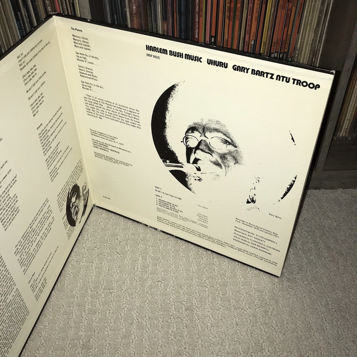 NM- Gary Bartz NTU Troop Harlem Bush Music Uhuru Vinyl 1973
