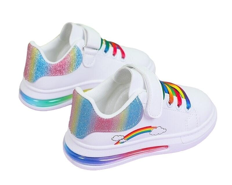 SAOLA SNEAKER BAMBINA NUOVE TENNIS RUNNING SNEAKER SCUOLA CASUAL SPORT COLORE ARCOBALENO