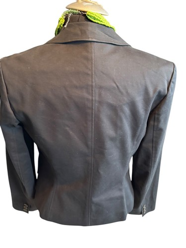 Talbots Womens Stretch Black Blazer Jacket Size 8 - Picture 5 of 8