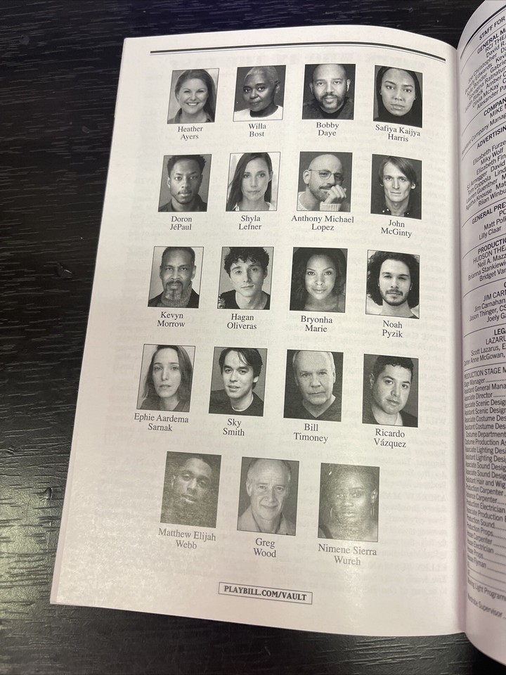 OUR TOWN Sept 2024 Broadway Playbill! JIM PARSONS Katie Holmes EPHRAIM