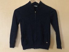 Mango Kid Boys 7/8 years (128cm) Sweater  Blue Full Zip Long Sleeve 100% Cotton