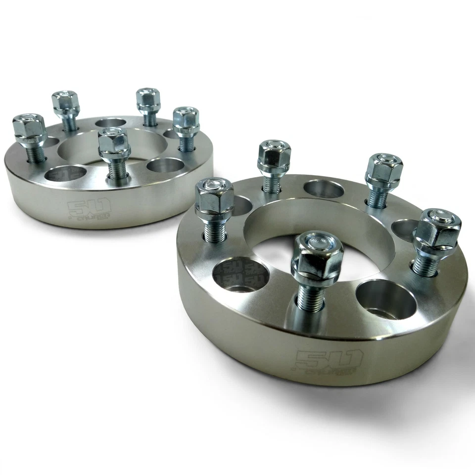 (2) Espaciadores de rueda de 1,25" | 5x4,5 | 1/2"-20 | Se adapta a Ford Mustang Cobra GT Ranger Z3 Foto 2 de 4