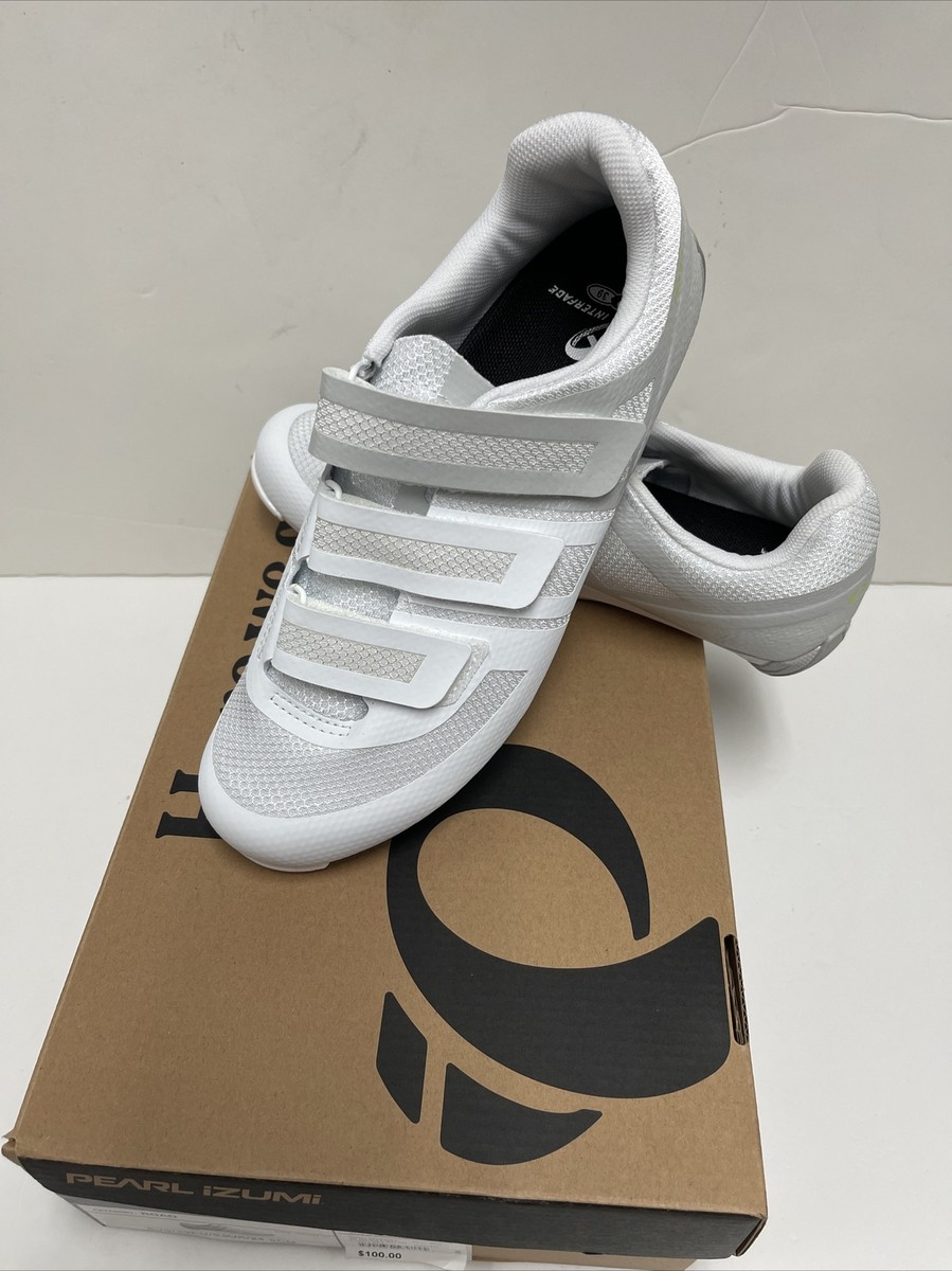 Chaussures Cyclisme Femme Pearl IZUMi Quest Road - Taille 39 EU (8 US) - Blanc - Neuves