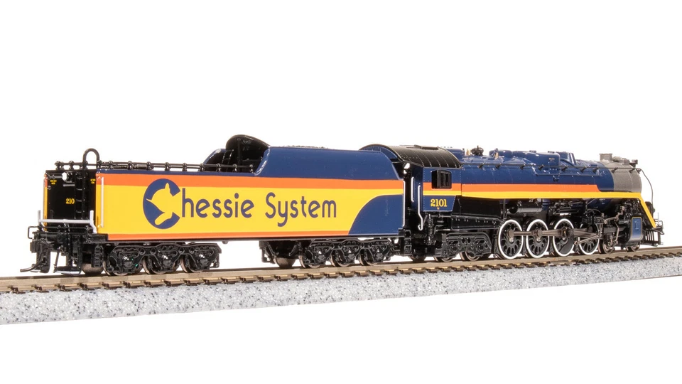 Broadway Limited 7406 N Reading T1 4-8-4 Chessie Steam Special #2101 DCC/Sound - Image 2 of 4