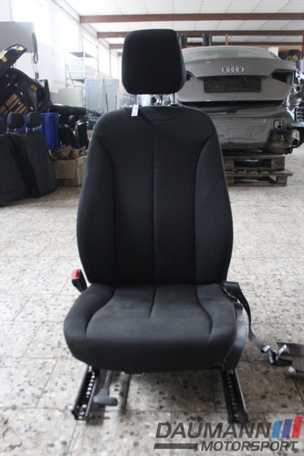 SITZ vorne links Original + BMW 1er F20 SHZ Stoff Move Anthrazit Fahrerseite