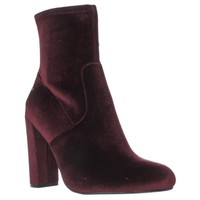 Steve Madden Brisk Stretch Ankle Booties - Burgundy, 9 Us on sale Steve Madden Brisk Stretch Ankle Booties - Burgundy, 9 Us on sale