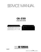 Service manual for Yamaha CR-220