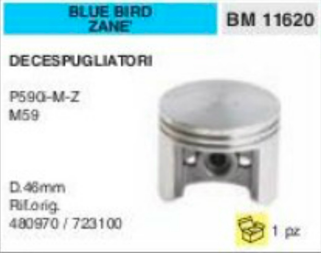 Ricambio Pistone Ø 46mm Blue Bird P590 M59 590 | Shop Online 723100