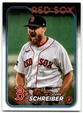 2024 Topps #426 John Schreiber Boston Red Sox
