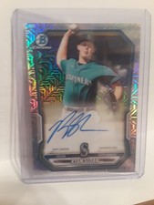 2026 Bowman Chrome Ryan Sloan Mojo Refractor Autograph Mariners (RC) # BMA-RS