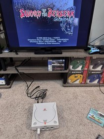 1999 SEGA DREAMCAST CONSOLE WHITE NTSC CIB partially works