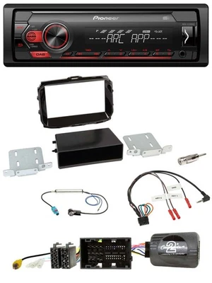 Pioneer DAB 1DIN MP3 Lenkrad USB Autoradio für Alfa Giulietta 13-21 piano-schwar - Bild 1 von 4