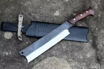 Custom Handmade Carbon Steel Blade Survival Chopper Knife | Hunting | Camping