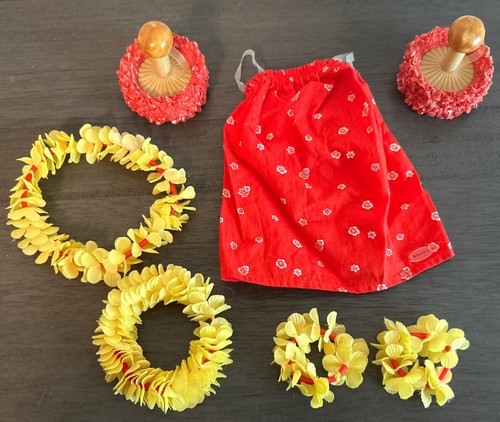 AMERIKANISCHES MÄDCHEN NANEA NANEA'S HULA OUTFIT FÜR 18 ZOLL PUPPEN NEU IM KARTON NEU! (keine Puppe)