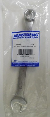 Armstrong  56-420 20mm Combo Wrench 12pt. 11'' Long Satin Made USA