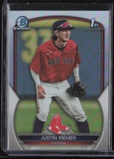 2023 Bowman Chrome #BDC-182 Justin Riemer Refractor