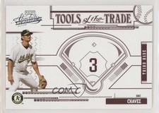 2005 Playoff Absolute Memorabilia Tools of the Trade Red 140/250 Eric Chavez 0a2