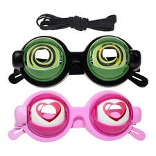Funny Glasses With Manual Blink Action Weird Party Stage Costume Eyewear
