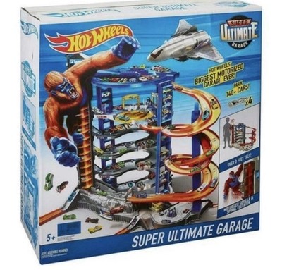 Hot Wheels Super Ultimate Garage Play Set 1:64 Scale Toy Cars 3Ft Tall Open Box