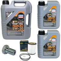 MotoröL Filter Set 4200 5W-30 Liqui Moly 7 Liter + Schraube FüR BMW 3Er 5Er Z3