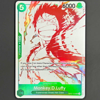 Monkey D. Luffy OP07-033 3rd Anniversary Treasure Campaign Pack