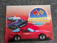 Corvette 30 Years of Corvette History to Color Book Vintage Ephemera
