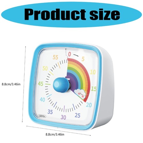 Quiet Visual Timers with Adjustable Alarm Playful Designs Countdowns Timers - Picture 8 of 10