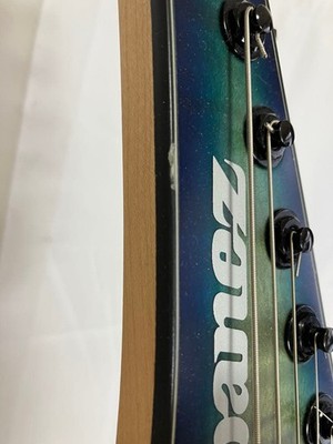 Electric Guitar Ibanez SIX6FDFM MOD Green Burst Reverse Head Made