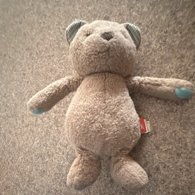 B. softies Bear Stuffed Animal Medium 14-24 in Brown Blue Plush Toy