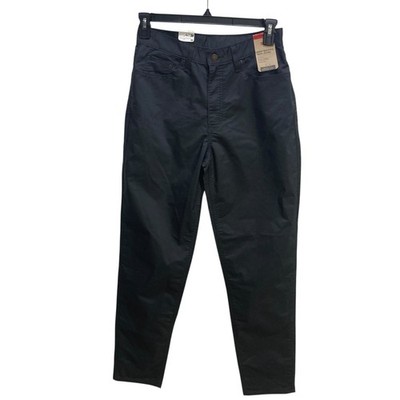 Levis High Waisted Mom Jeans Black Tapered Leg Womens Size 29x30 New 9473