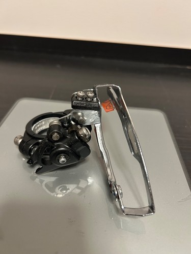 NOS Shimano Deore FD-M510 Front Derailleur MTB 3x9s Dual Pull 34.9/31.8mm NEW - Picture 5 of 6