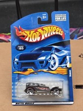 2001 Hot Wheels The Demon Mainline #105 Black 3 Spoke Wheels