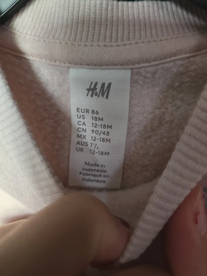 Conjunto de 2 peças de roupa de inverno para bebês meninas tamanho 18 m - Imagem 3 de 4