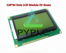 1X Graphic Symbol Font LCD Display Module Yellow/Green for Arduino 12864 128x64