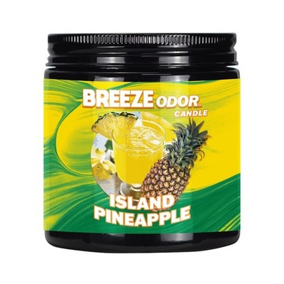 3x Breeze Odor Candle Island Pineapple Aromatherapy Scented Fresh Lot 13oz