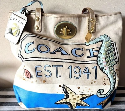 Coach Sequins Gold Bags & Handbags for Women for sale | eBay