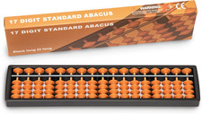 Digital Standard Abacus-25.4 Cm-Professional 17-Column Soroban Calculator Funct