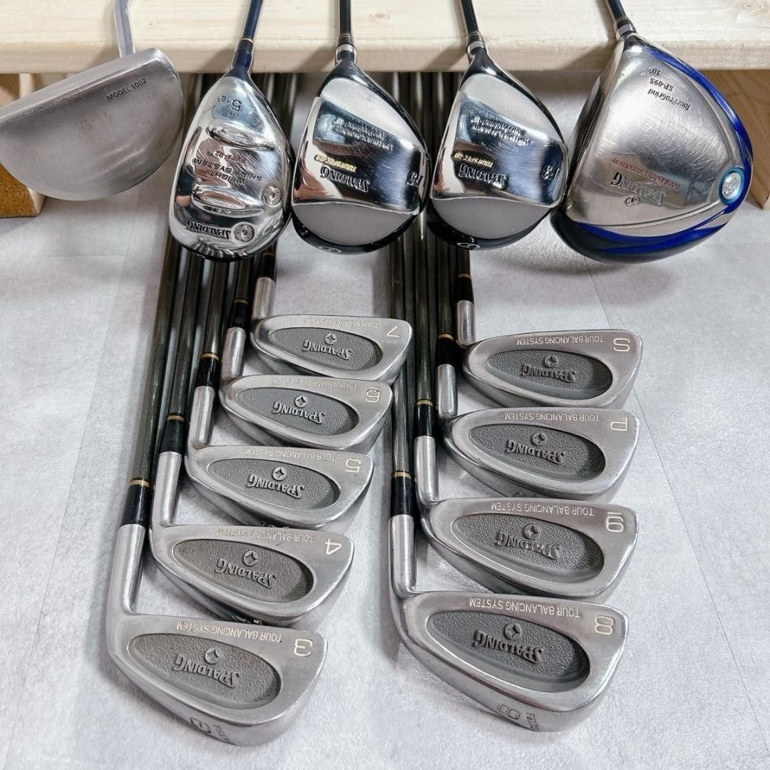 Spalding Men's Golf Full Set 15 Pcs with Carry Bag Beginner