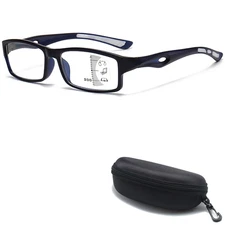 Multifocus Reading Glasses Fashion Readers Anti Blue Light Presbyopic Eyeglasses