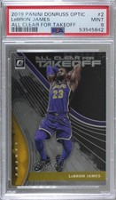 2019 Panini Donruss Optic All Clear for Takeoff LeBron James #2 PSA 9 MINT 02v3