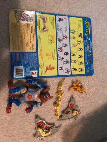 Wingnut and Screwloose with Cardback 100% Complete TMNT 1990 Playmates Vintage